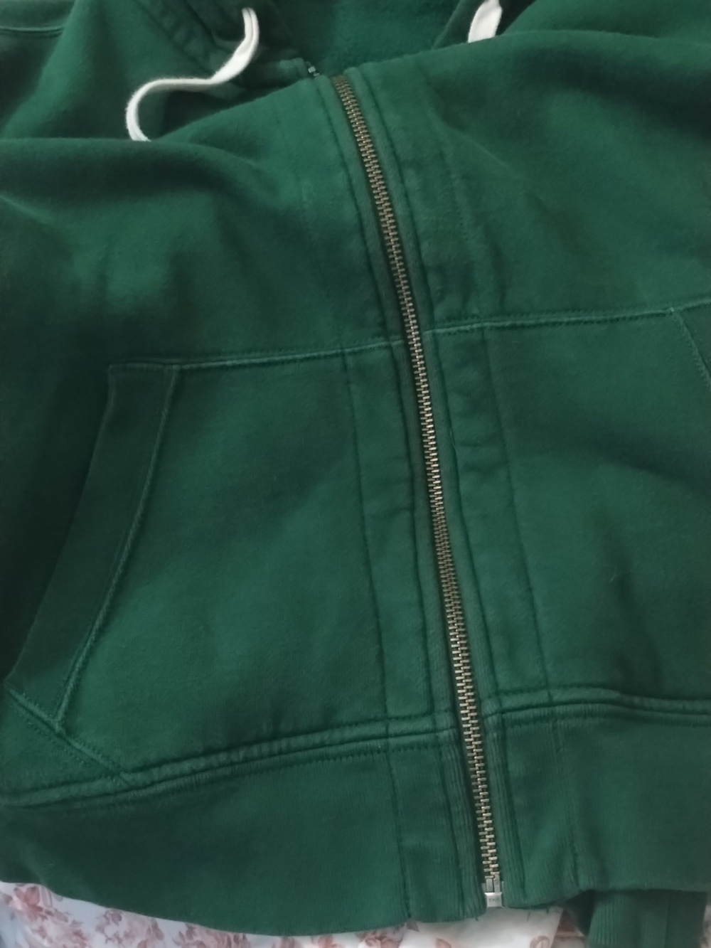 Polo by Ralph Lauren Green Zip-Up Hoodie - Picture 3 of 3